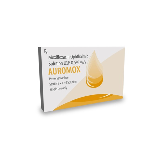 [AUROMOX] MOXIFLOXACIN OPHTHALMIC SOL 0.5% V/V