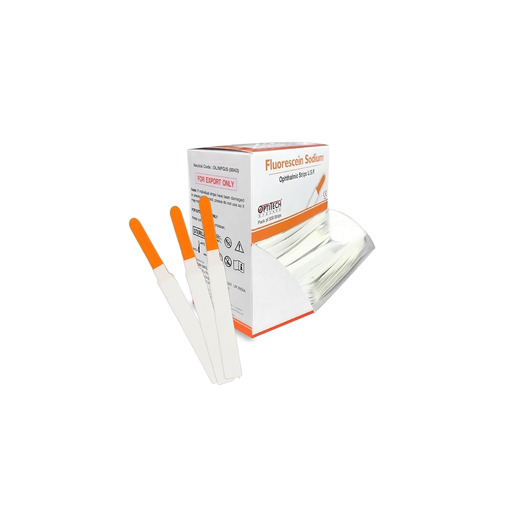 [FL100] FLUORESCEINA EN TIRAS (C/100) OPTITECH